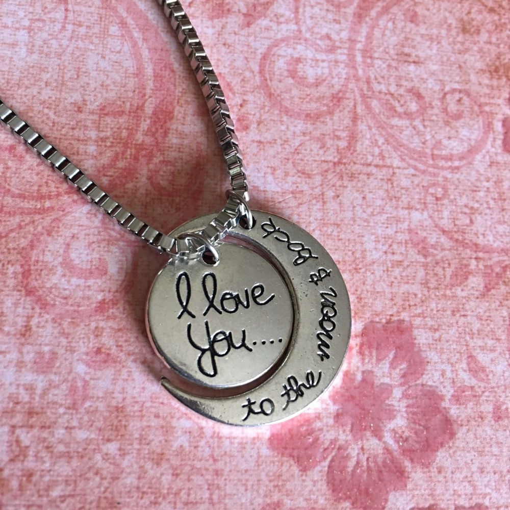 Silver tone 22” necklace